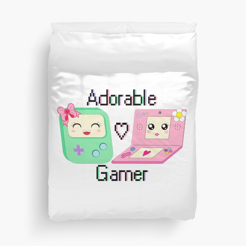 Adorable Gamer ~ Devices Duvet Cover