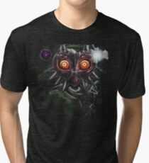 Legend of Zelda Majora's Mask Dark Link Tri-blend T-Shirt