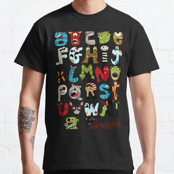 Get Latter T Cute Shark Alphabet Lore shirt For Free Shipping • Custom Xmas  Gift