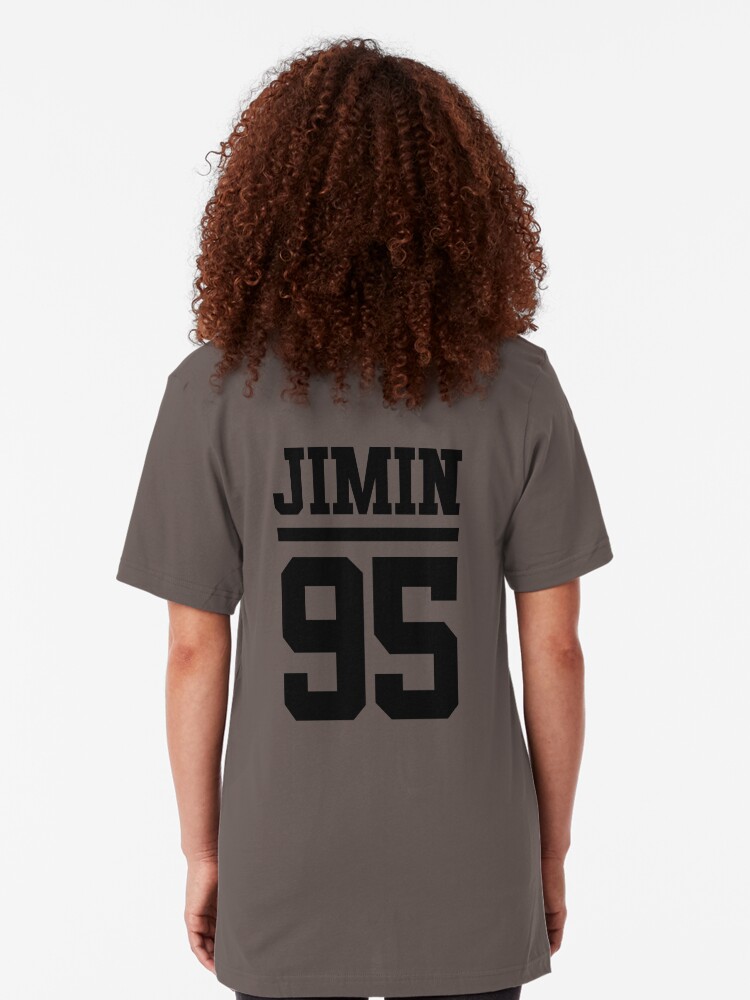 jimin striped t shirt