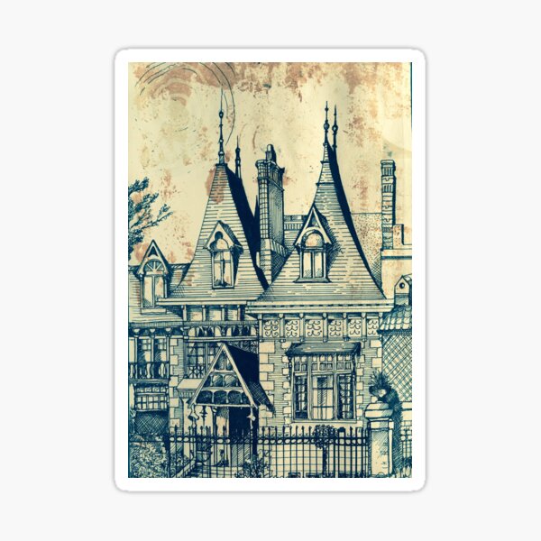 Victorian House In Elsternwick ( Bayside Melbourne ) Sticker