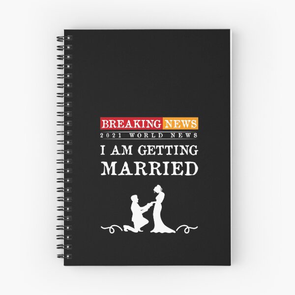 Item preview, Breaking News I Am Getting Married - Engaged Couple Vintage - Unisex designed and sold by epicmarketing.