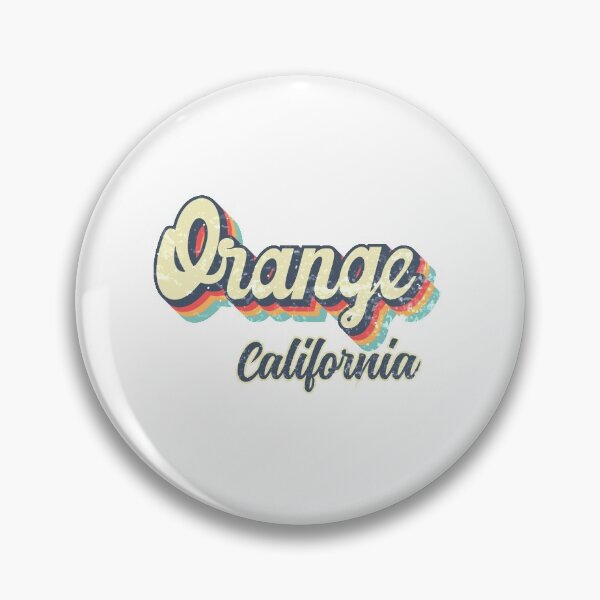 Item preview, Orange City California Retro Vintage 70s rainbow designed and sold by Teelogic.