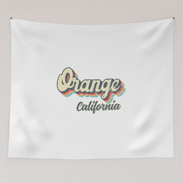 Item preview, Orange City California Retro Vintage 70s rainbow designed and sold by Teelogic.