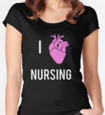I LOVE NURSING Women's Fitted Scoop T-Shirt