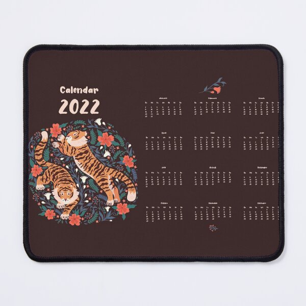 Item preview, Calendar 2022 with cute tigers designed and sold by burbura.