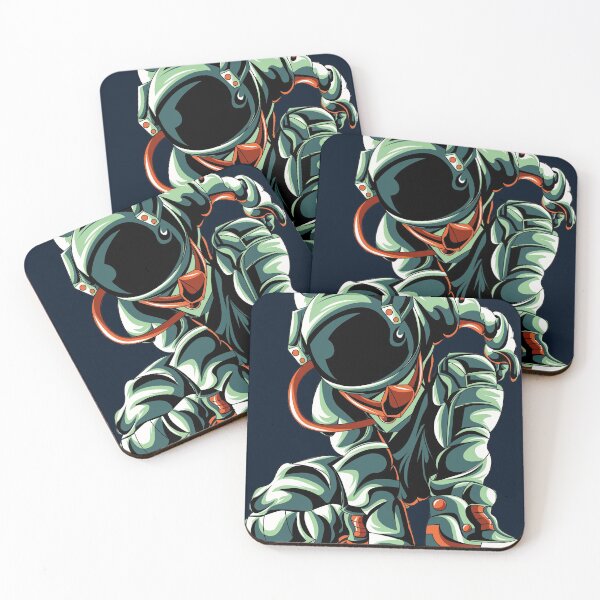 Item preview, green astronaut designed and sold by buzwin.