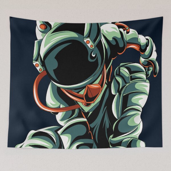 Item preview, green astronaut designed and sold by buzwin.
