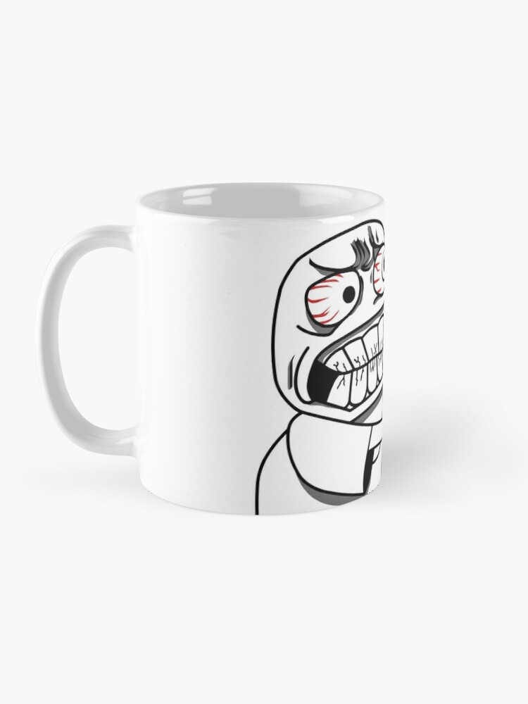 Troll Face Meme Coffee Mug for Sale by bastonishop