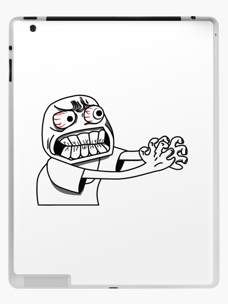 Crazy Troll Face Social Media | iPad Case & Skin