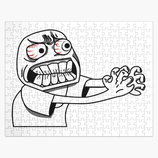 Crying meme face Jigsaw Puzzle for Sale by Doacts