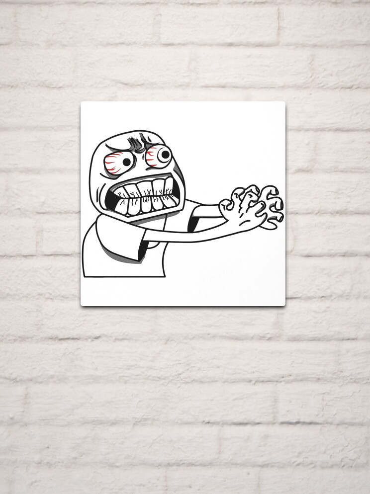 Troll Face' Poster, picture, metal print, paint by Meme Daily