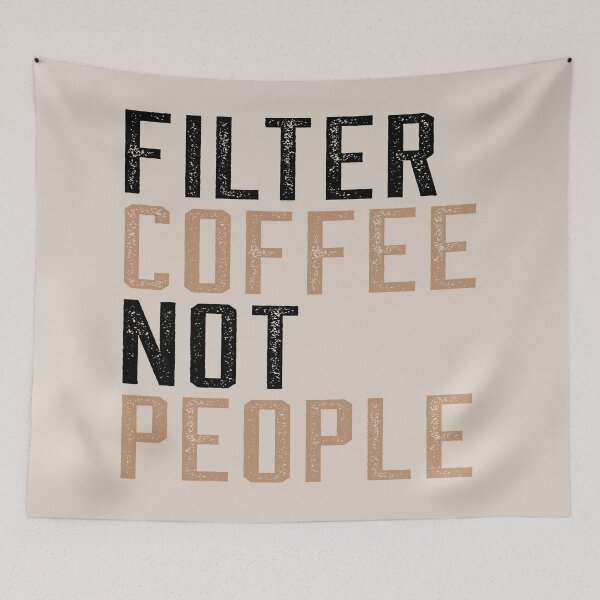 Item preview, Filter Coffee Not People designed and sold by Royal Blue Clothing.