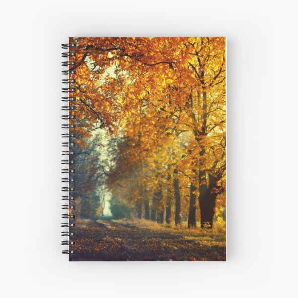 Autumn Spiral Notebook