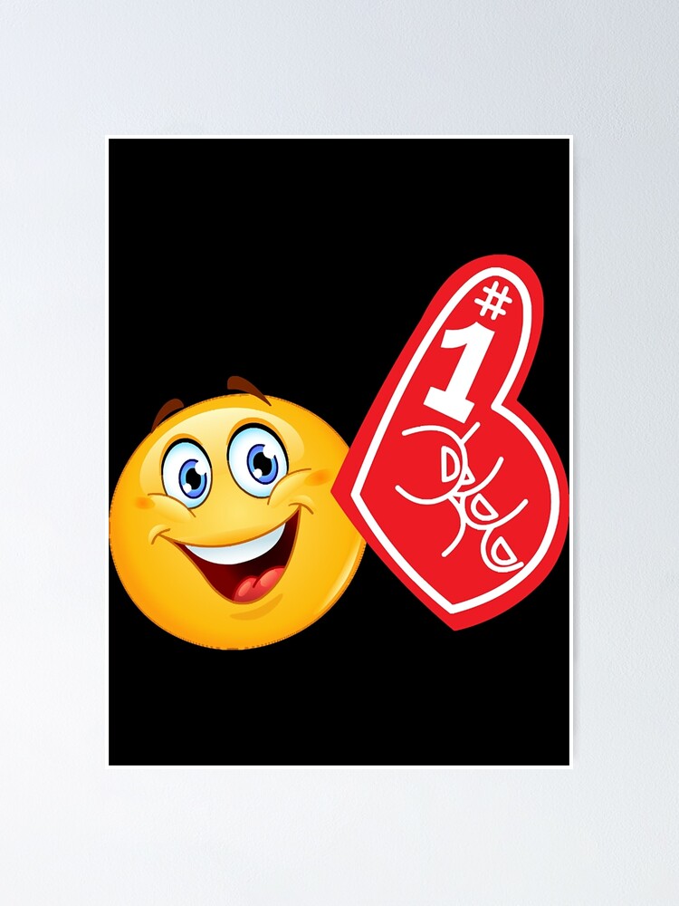 "Foam Finger Emoji " Poster for Sale by EavenCoke Redbubble