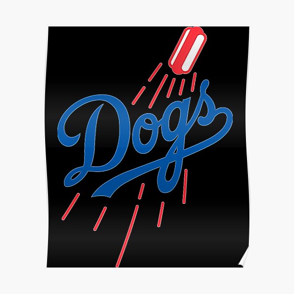 Los Angeles Dodger Dog MAGNET - Hotdog MLB Baseball LA California Dodgers