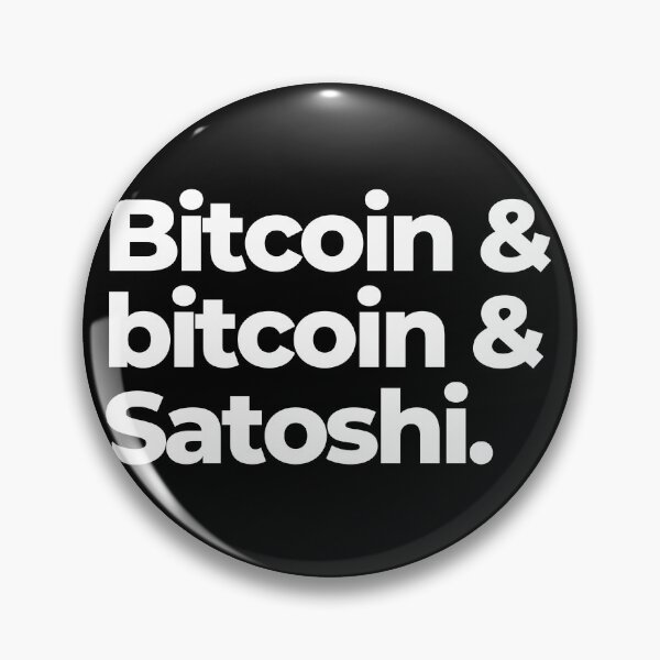 Item preview, Classic Typography Design – Bitcoin & bitcoin & Satoshi. designed and sold by BitcoinDesigns.