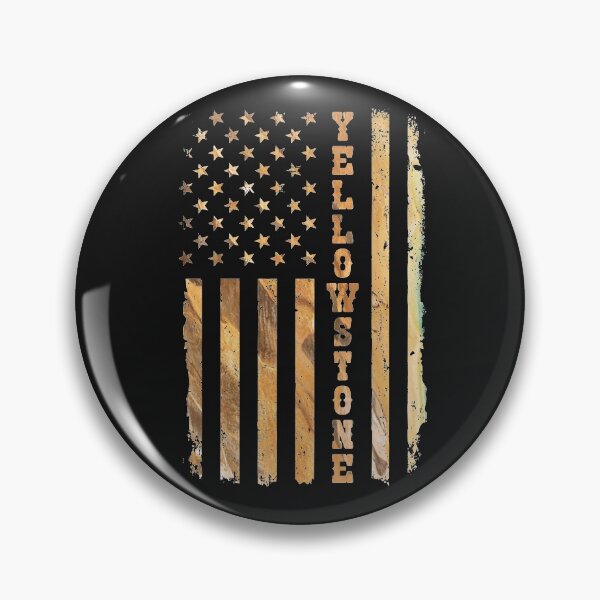 Item preview, Yellowstone Flag Vintage  designed and sold by alenaz.