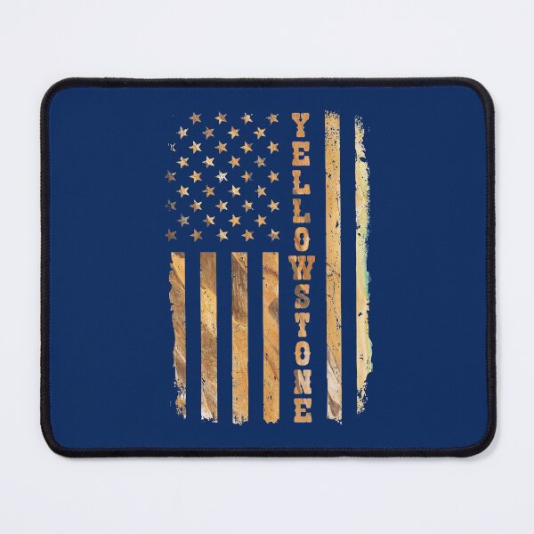 Item preview, Yellowstone Flag Vintage  designed and sold by alenaz.