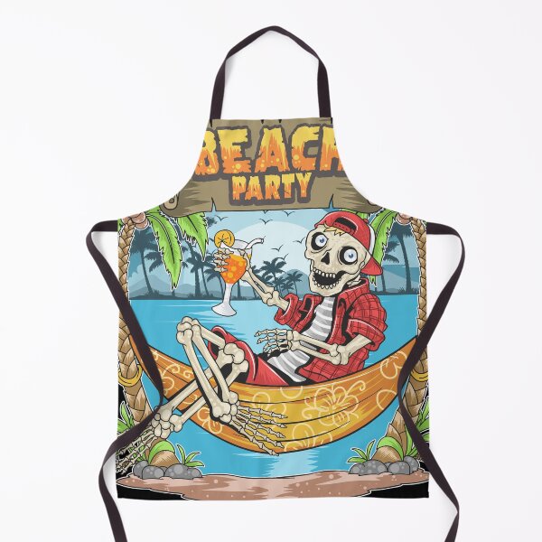Item preview, Skull beach party designed and sold by Artstockings.