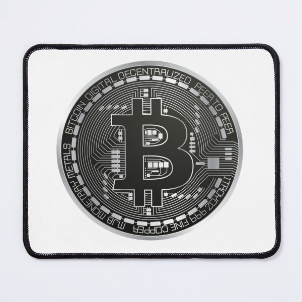 Item preview, Bitcoin / Silver Bitcoin / BTC / Cryptocurrency / Sticker / Dark designed and sold by AnnaWander.