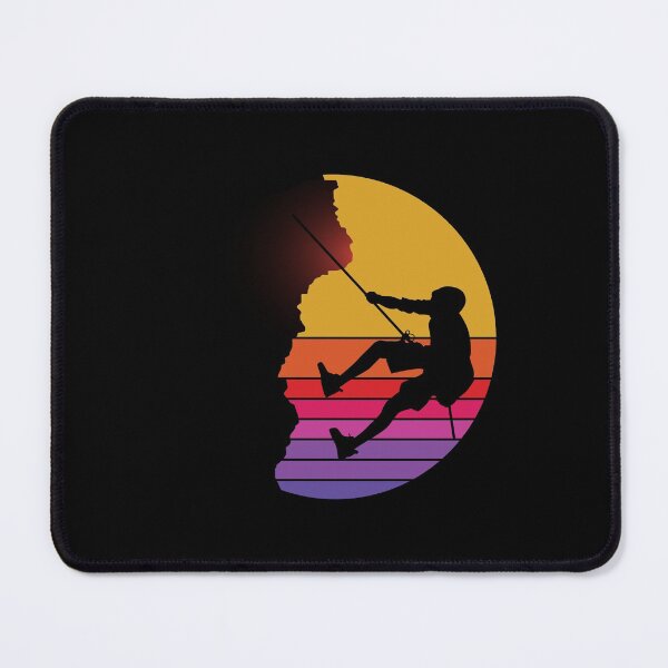 Item preview, Rock Climbing Bouldering Climber Vintage Retro Sunset designed and sold by CuteDesigns1.