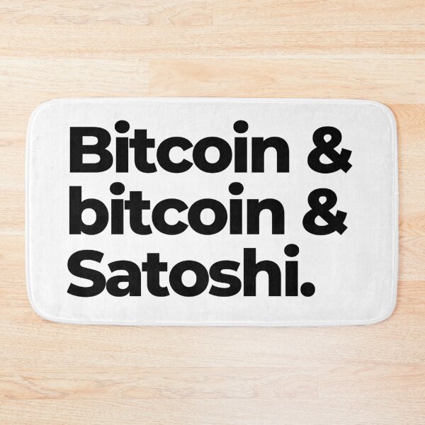 Item preview, Classic Typography Design – Bitcoin & bitcoin & Satoshi. Alt. Version designed and sold by BitcoinDesigns.