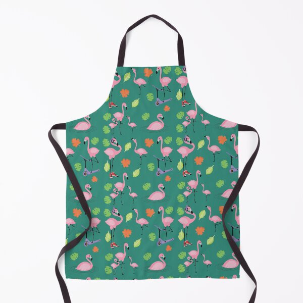 Item preview, Abstract Patterns On Ceramic Tile With Cute Flamingo designed and sold by Special-Ninja.