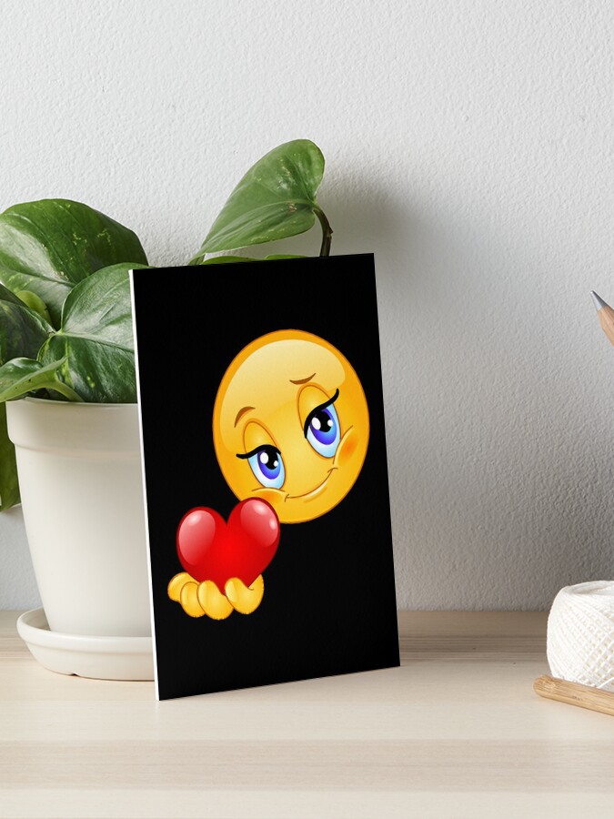 givin some love -cursed emoji | Art Board Print