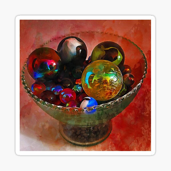 Green Bowl Red Marbles Photograph by Mary Bedy - Pixels