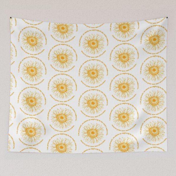 Item preview, Sunflower Positivity Quote Tote Bag Aesthetic Aesthetic Tote Bag Plant Tote Bag Trendy Tote Bag Retro Tote Bag Reusable Shopping Bag Back To School Bag Canvas Tote Bag designed and sold by GionaSophia.