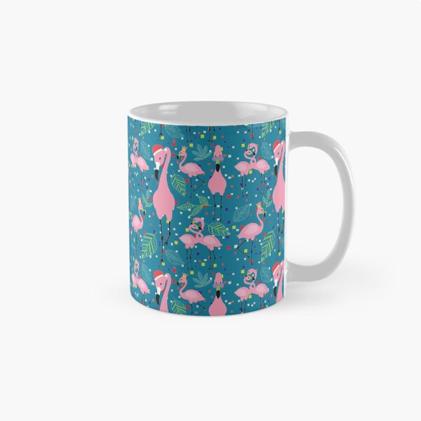 Item preview, Abstract Patterns On Ceramic Tile With Cute Flamingo designed and sold by Special-Ninja.