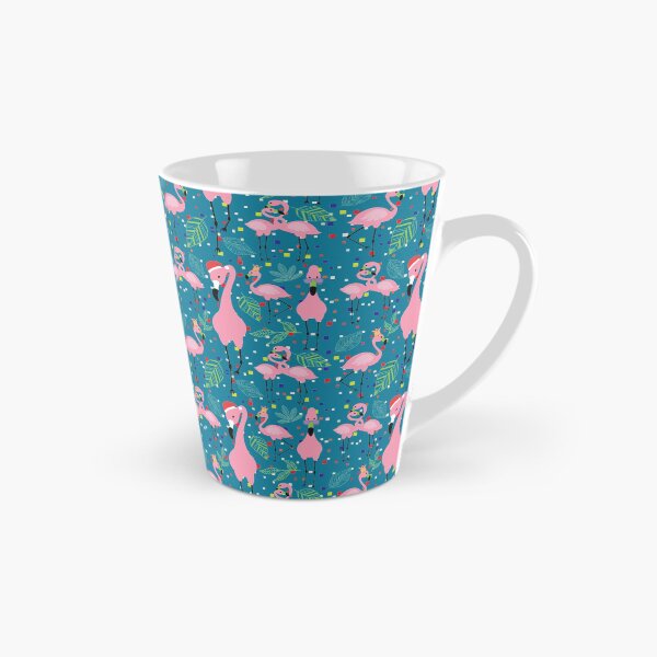Item preview, Abstract Patterns On Ceramic Tile With Cute Flamingo designed and sold by Special-Ninja.