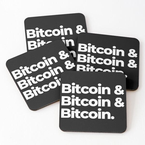 Item preview, Classic Typography Black Text Design – Bitcoin & Bitcoin & Bitcoin. designed and sold by BitcoinDesigns.