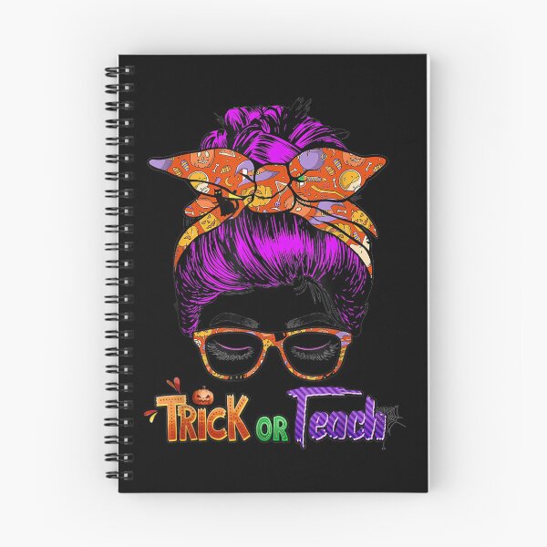 Item preview, Funny Halloween Tees for Messy Bun Teachers Or Teach  designed and sold by FideliaShop.