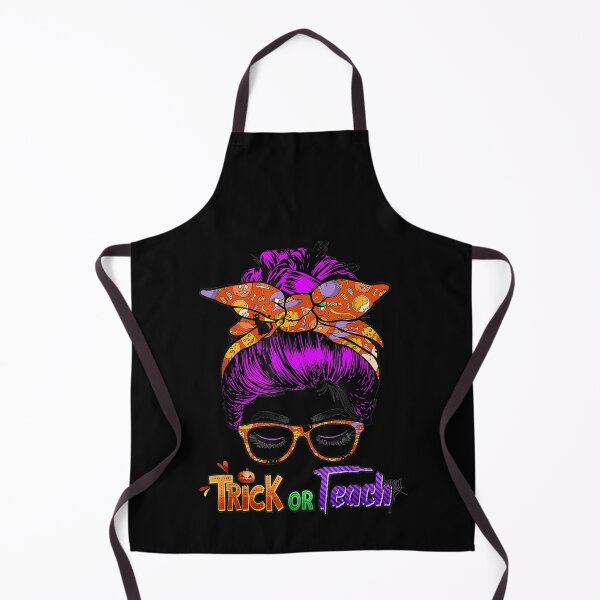 Item preview, Funny Halloween Tees for Messy Bun Teachers Or Teach designed and sold by FideliaShop.