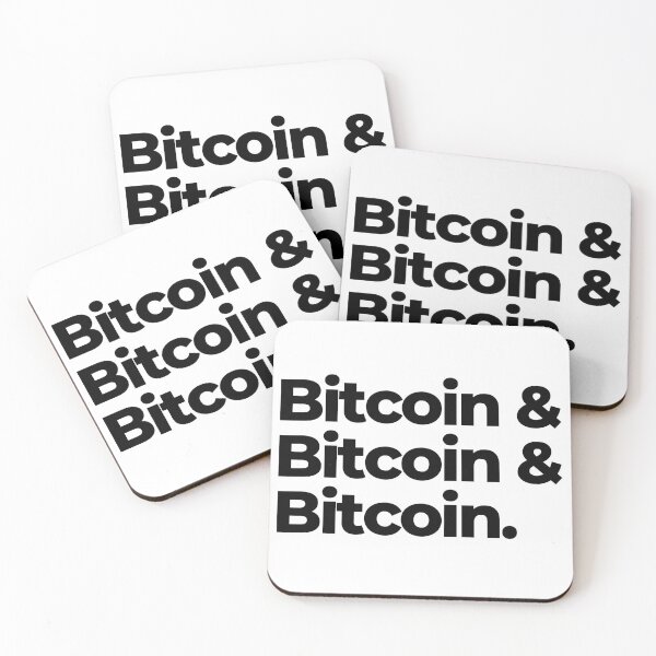 Item preview, Classic Typography Black Text Design – Bitcoin & Bitcoin & Bitcoin. Black Text. designed and sold by BitcoinDesigns.