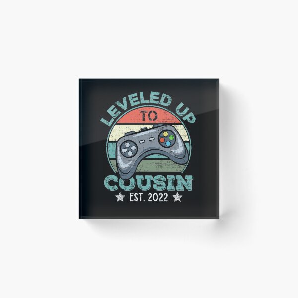 Item preview, Leveled Up To Cousin 2022 Video Gamer Soon To Be Cousin 2022 designed and sold by 74ninetees.