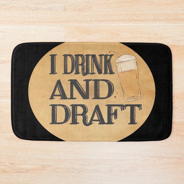 Item preview, I Drink And Draft Vintage Retro designed and sold by HStudioPrints.
