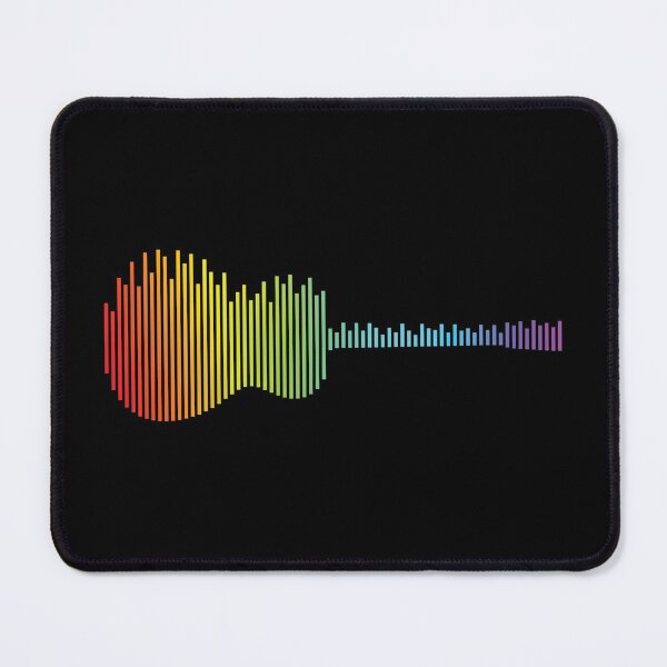 Item preview, Acoustic Guitar Colorful Sound Waves designed and sold by nightsworthy.