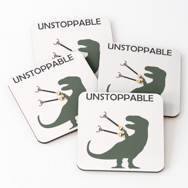 Item preview, Green T-Rex Unstoppable designed and sold by Royal Blue Clothing.