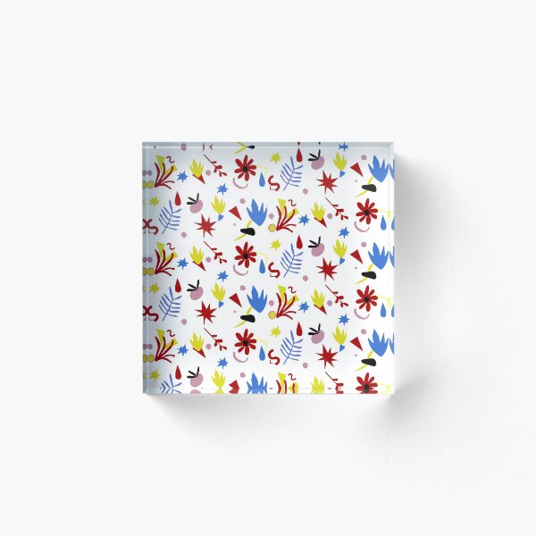 Item preview, Colorful Flower Pattern designed and sold by Faizacreations.