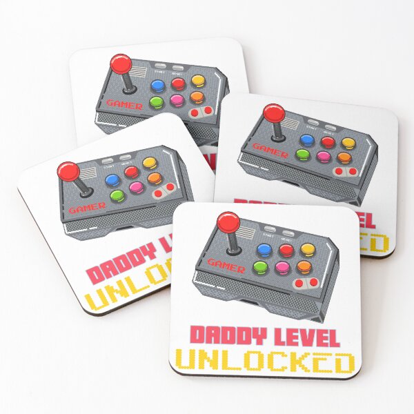 Item preview, Daddy level unlocked - New Dad gamer tee designed and sold by 5lav.