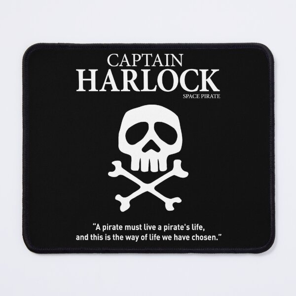 Item preview, Space pirate Captain Harlock Skull by Leiji Matsumoto, 1978 designed and sold by cinemadnesshirt.