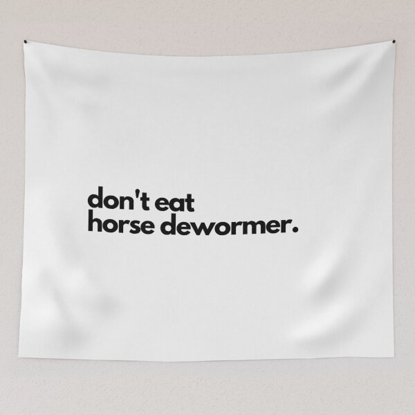 Item preview, don't eat horse dewormer. designed and sold by Sandeaux Designs.