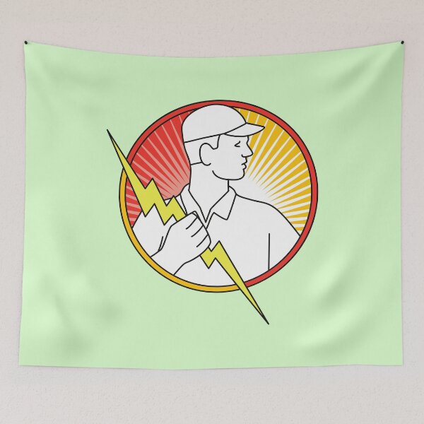 Item preview, Electrician Lineman designed and sold by EngineersArt.