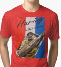 Haring- "herring" poster- Amsterdam Tri-blend T-Shirt