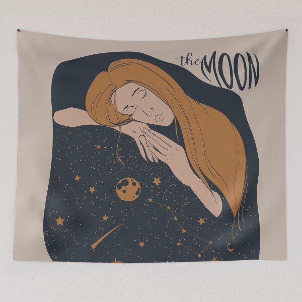 Item preview, EST Moon Calendar 2022 / Lunar calendar 2022 /  Moon phase calendar / Astrology calendar / Christmas calendar / Minimalist moon art poster designed and sold by GalleryArtField.