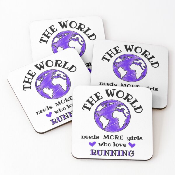 Item preview, The world needs more girls who love running designed and sold by TheGreenGoat.