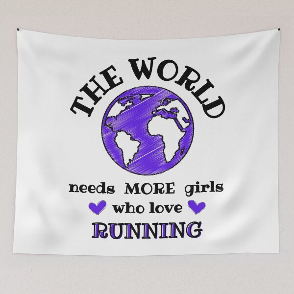 Item preview, The world needs more girls who love running designed and sold by TheGreenGoat.